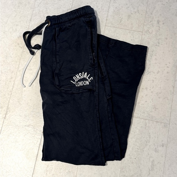 Lonsdale Heavyweight Jogging Pants, navy blue - Picture 2 of 3